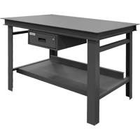 Extra Heavy-Duty Workbench, 60" W x 36" D x 34" H, 14000 lbs. Capacity Distribution Jean Lapalme