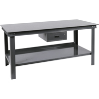 Heavy-Duty Workbench, 72" W x 36" D x 34" H, 14000 lbs. Capacity Distribution Jean Lapalme
