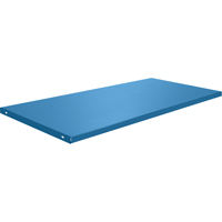 &eacute;tabli avec armoire - Tablettes, 58 3/4" x Capacit&eacute; de 300 lb, Acier, Bleu Distribution Jean Lapalme