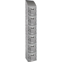 Casier, 12" x 15" x 12", Gris, Assembl&eacute; Distribution Jean Lapalme