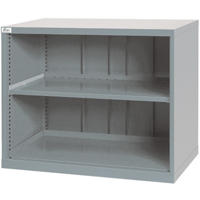 Shelf Cabinets, Steel, 33-1/2" H x 40-1/4" W x 22-1/2" D, Light Grey Distribution Jean Lapalme