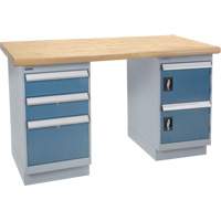 &eacute;tabli, Porte & tiroirs, Cap 2500 lb, 72" la x 36" p, 34" h Distribution Jean Lapalme