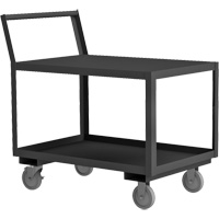 Chariot de service avec surface surbaiss&eacute;e, 2 niveaux, 18-1/4" la x 33" p x 37-1/2" h, 1200 lb Cap Distribution Jean Lapalme