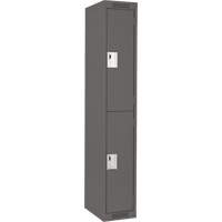 Casiers Clean Line, 2 niveaux, 12" x 18" x 72", Acier, Charbon, Rivet (assembl&eacute;) Distribution Jean Lapalme
