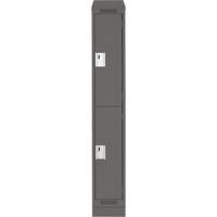 Casiers Clean Line, 2 niveaux, 12" x 18" x 82", Acier, Charbon, Rivet (assembl&eacute;) Distribution Jean Lapalme