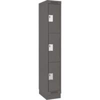 Casiers Clean Line, 3 niveaux, 12" x 18" x 76", Acier, Charbon, Rivet (assembl&eacute;) Distribution Jean Lapalme