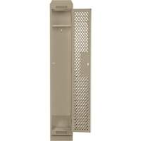 Casiers Clean Line, 12" x 18" x 82", Acier, Beige, Rivet (assembl&eacute;), Perfor&eacute; Distribution Jean Lapalme