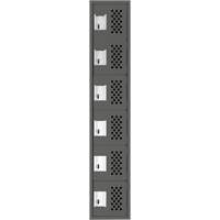 Petit casier perfor&eacute; Clean-Line, 6 niveaux, 15" x 72" x 12", Acier Distribution Jean Lapalme