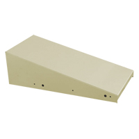 Clean Line Economy Lockers Slope Top, 1 Bank, 18" D x 12" W x 6" H, Beige, Steel Distribution Jean Lapalme