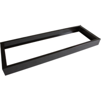 All-Welded Concorde - Heavy-Duty Lockers Recessed Base, 4 Banks, 4" H x 48" W x 17" D, Black, Steel Distribution Jean Lapalme
