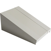 Dessus inclin&eacute; pour casiers robustes enti&egrave;rement soud&eacute; Concorde, Bloc de 1, 18" p x 12" la x 6" ha, Gris, Acier Distribution Jean Lapalme