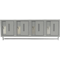 Casiers muraux robustes, Bloc de 4, 18" x 12" x 12", Acier Distribution Jean Lapalme