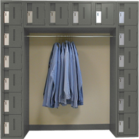 Arches de casiers robustes Concorde, 16 niveaux, Bloc de 3, 18" x 72" x 72", Acier Distribution Jean Lapalme