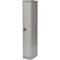 Lockers, 12" x 18" x 72", Steel, Grey, Knocked Down Distribution Jean Lapalme