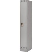 Lockers, 12" x 18" x 76", Steel, Grey, Knocked Down Distribution Jean Lapalme