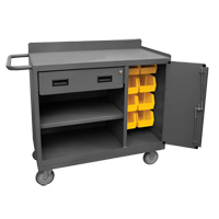 Mobile Workbench Cabinet, Steel Surface Distribution Jean Lapalme