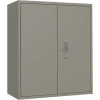 Armoire de rangement Lo-Boy, Acier, 2 Tablettes, 40" h x 36" la x 18" P, Gris Distribution Jean Lapalme