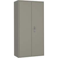 Armoire de rangement Hi-Boy, Acier, 4 Tablettes, 72" h x 36" la x 18" P, Gris Distribution Jean Lapalme