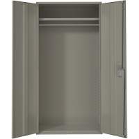 Armoire garde-robe, Acier, 36" la x 18" p x 72" h, Gris Distribution Jean Lapalme