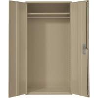 Armoire garde-robe, Acier, 36" la x 18" p x 72" h, Beige Distribution Jean Lapalme