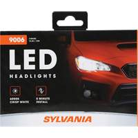 9006 Headlight Bulb, LED, 13.2 W/17 W, White Distribution Jean Lapalme