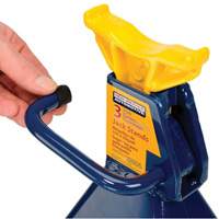 Jack Stand, Locking Handle/Ratchet, 3 tons Capacity, 19" H Distribution Jean Lapalme