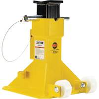 EZ-Wheel Jack Stand, Locking Pin, 22 Tons Capacity, 13-1/2" - 20" H Distribution Jean Lapalme