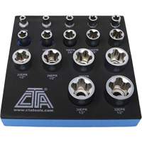 5-Point EPR Torx Socket Set, 16 Pieces, 1/4"/3/8"/1/2" Drive Size Distribution Jean Lapalme