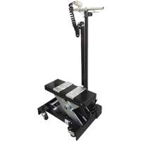 Cric de service de plancher &agrave; profil bas, 12 tonne(s) Capacit&eacute;, 7-1/2" Abaiss&eacute;e, 15" &eacute;lev&eacute;e, Air comprim&eacute;/hydraulique Distribution Jean Lapalme