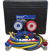 R134A 4-Way Aluminum Manifold Gauge Set Distribution Jean Lapalme