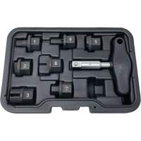 Trousse d'outils pour bouchons de vidange dhuile 8 morceaux Distribution Jean Lapalme