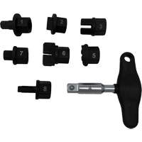 Trousse d'outils pour bouchons de vidange dhuile 8 morceaux Distribution Jean Lapalme