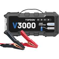 Survolteur, banque d'alimentation et lampe de poche V3000 Distribution Jean Lapalme