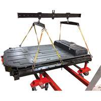 Chariot pour batterie de VE Ford capacit&eacute; de 3600 lb Distribution Jean Lapalme