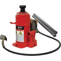 Standard Height Bottle Jack, 12 Ton(s), Air Hydraulic, 19-3/4" Raised Height Distribution Jean Lapalme