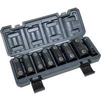 Double-Ended Hex & Twist Socket Set with Case, 8 Pieces, 1/2" Drive Size Distribution Jean Lapalme