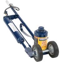 Air-Actuated Truck Jack, 20 Ton(s) Capacity, 9-1/2" Lowered, 17-1/2" Raised, Air Hydraulic Distribution Jean Lapalme