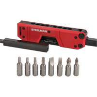 10-In-1 Everyday Carry Folding Magnetic Pocket Screwdriver, 4-3/10" L Distribution Jean Lapalme