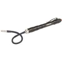 Lampe-stylo &agrave; col flexible de 12" avec pince de poche, DEL, 10 lumens, Corps en Aluminium, piles AAA, Compris Distribution Jean Lapalme