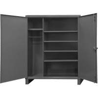 Vestiaire tr&egrave;s robuste, Acier, 60" la x 24" p x 78" h, Gris Distribution Jean Lapalme