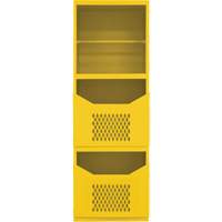 Spill Control Cabinet, 1 Shelves, 72" H x 24" W x 24" D, Steel, Yellow Distribution Jean Lapalme