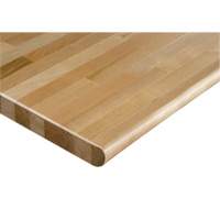 Dessus d'&eacute;tabli en bois dur, 48" la x 24" p, Bordure Arrondi, &eacute;paisseur 1-1/4" Distribution Jean Lapalme