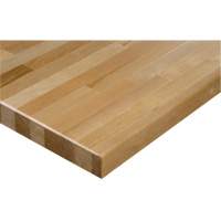 Dessus d'&eacute;tabli en bois dur, 48" la x 30" p, Bordure Carr&eacute;e, &eacute;paisseur 1-1/4" Distribution Jean Lapalme