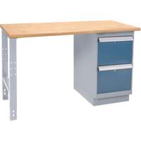 &eacute;tabli industriel, Porte a/combinaison de tiroirs, Cap 1000 lb, 60" la x 36" p, 34" h Distribution Jean Lapalme