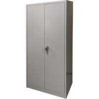 Storage Cabinet, Steel, 4 Shelves, 66" H x 30" W x 15" D, Grey Distribution Jean Lapalme