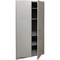 Storage Cabinet, Steel, 4 Shelves, 78" H x 36" W x 24" D, Grey Distribution Jean Lapalme