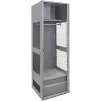 Casier pour &eacute;quipement, Acier, 24" la x 24" p x 72" h, Gris Distribution Jean Lapalme