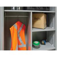 Armoire de rangement combin&eacute;e, 36" la x 18" p x 72" h, Gris Distribution Jean Lapalme