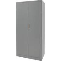 Hi-Boy Storage Cabinet, Steel, 4 Shelves, 72" H x 36" W x 18" D, Grey Distribution Jean Lapalme