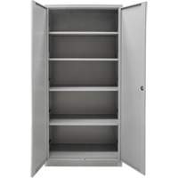 Hi-Boy Storage Cabinet, Steel, 4 Shelves, 72" H x 36" W x 18" D, Grey Distribution Jean Lapalme